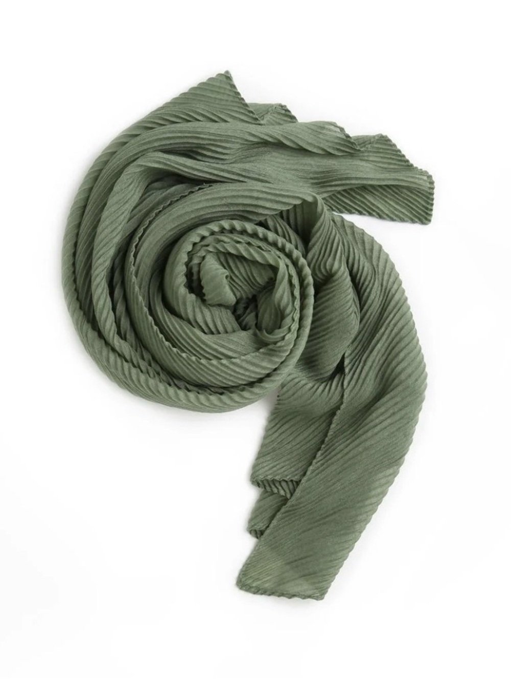 Olive Faux pashmina